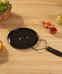 Thermal Anti-Burn Black Cooking Plate