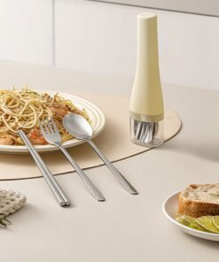 Portable Stainless Steel Spoon Chopsticks Fork Cutlery Set with Case