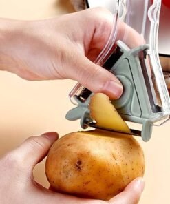 3-in-1 Fruit & Veggie Peeler with Ergonomic Handle