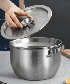 Ultra-Steel Oil Strainer Pot With Handle