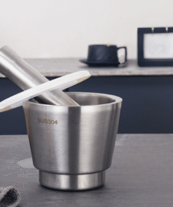 Stainless Steel Spice Mortar and Pestle with Rammer