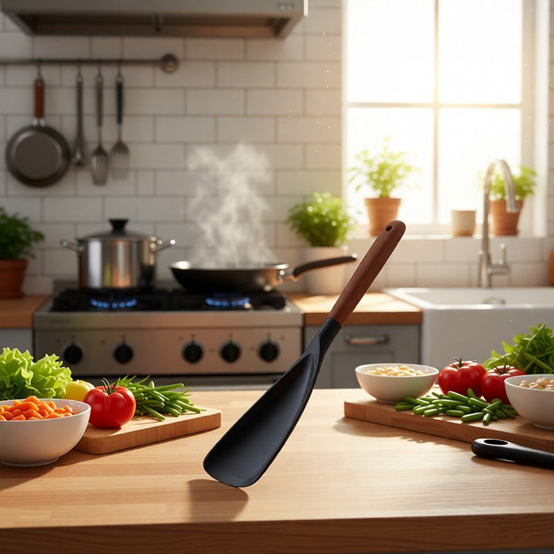 AcaciaHandleNon-stickSiliconeCookingSpatula_29cm_3-2