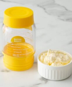 Compact Handheld Butter Making Container With Ramekin(400ml)