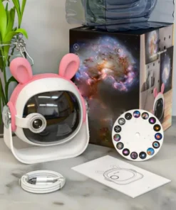 180 Cute Rabbit HD Projector Lamp Parent-Child Interactive Toy Kids' Surprise Projection