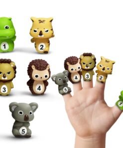 Wembley Animal Finger Puppet Toys for Kids (5 Pcs)