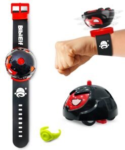 3-In-1 Gyro Chariot Wrist Watch-Style Spinner Toy Car for Kids