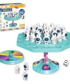 Balance It Space Rabbit Indoor Tabletop Game Set with 48 Rabbits