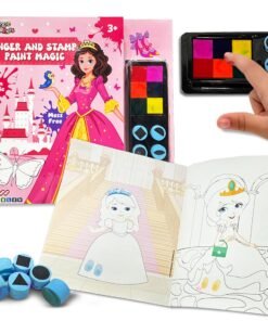 Finger Printing & Coloring Art Book