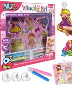DIY 3D Window Art Glass Painting Set (Princess)