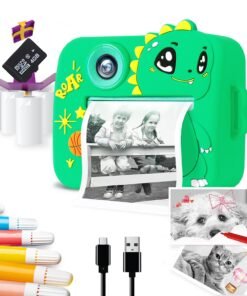 Instant Print Digital Camera for Kids (Dino)