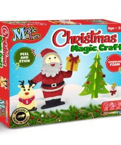 DIY Christmas Magic Peel & Stick Foam Craft Set for Kids