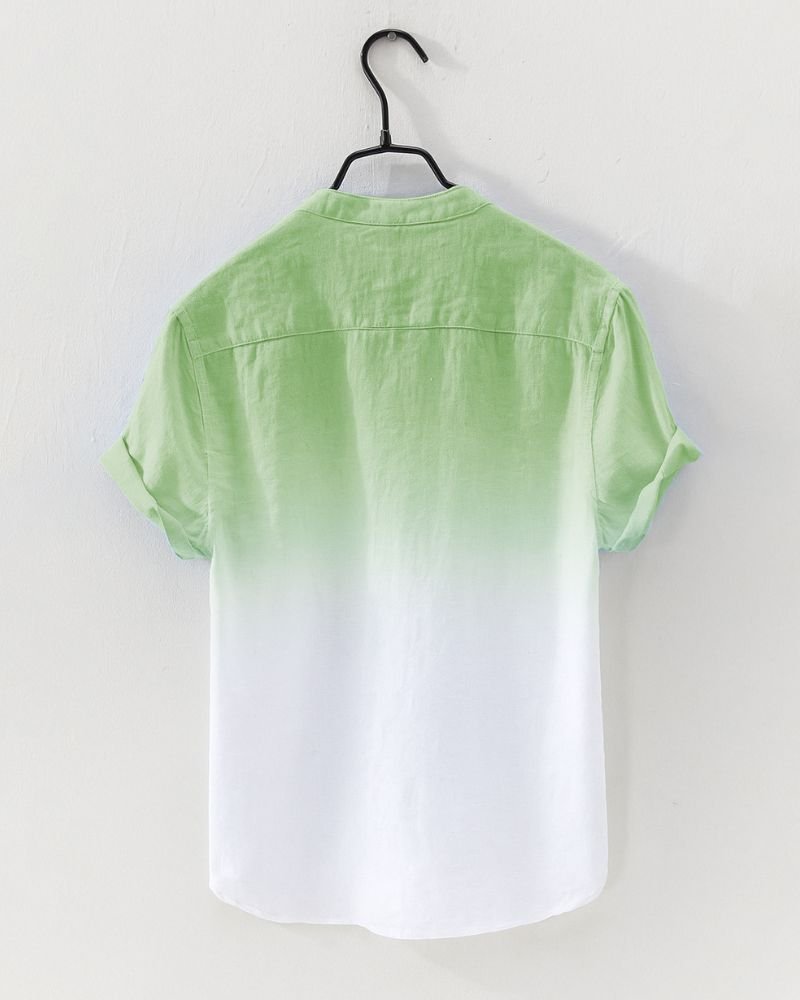 Back_view_of_green_gradient_short_sleeve_summer_shirt_for_men