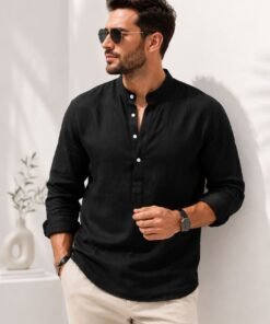 Classic Black Casual Kurta Shirt