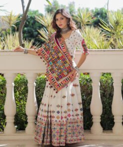 Digital Print Designer Chaniya Choli Set - Image 4