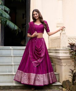 Digital patola print traditional lehenga choli - Image 4