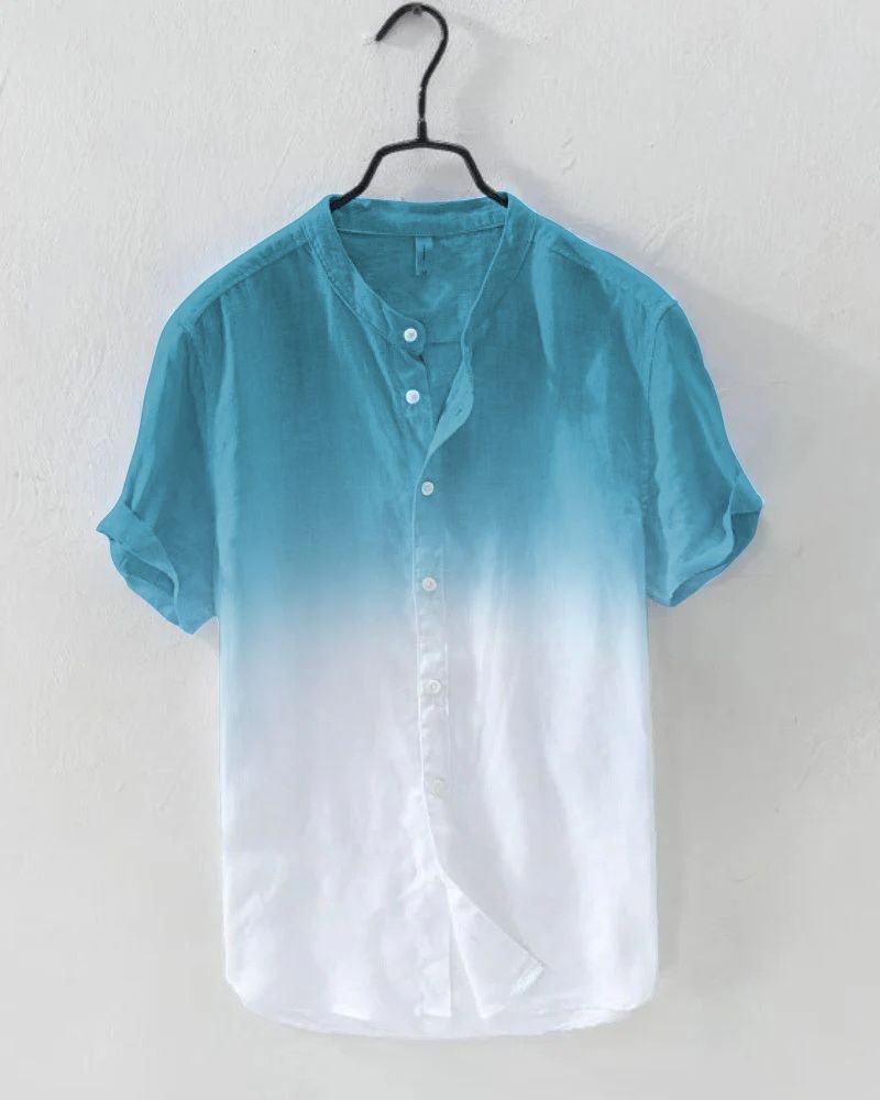 Gradient_button-down_cotton_shirt_for_men