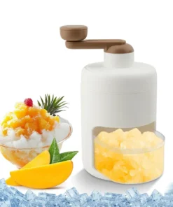 Manual Shaved Ice Shaver Portable Snow Cone Maker Machine Ice Crusher