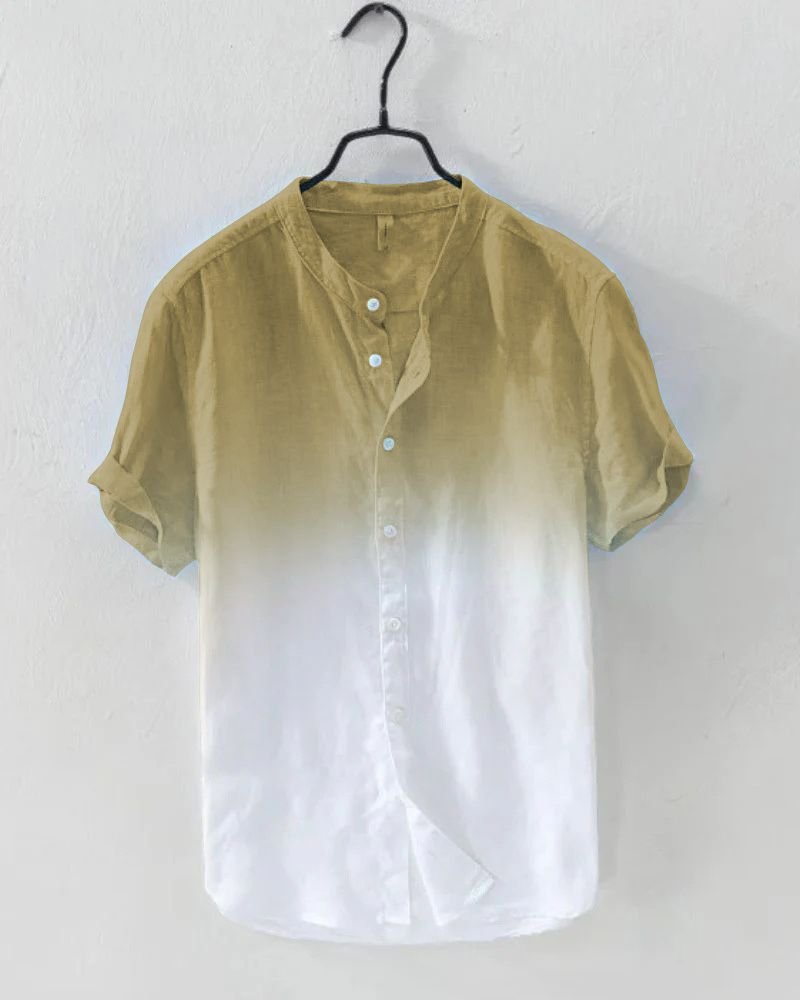 Men_Nomad_Khaki_Ombre_Cotton_Shirt_3
