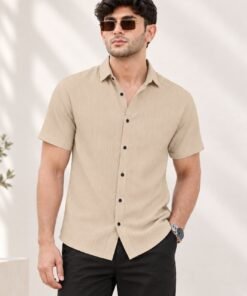Alvaro Sandstone Textured Shirt