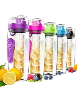 Quality Assurance Leak-Proof Bulk Printed Fruit Water Bottle Water Cup for Gym