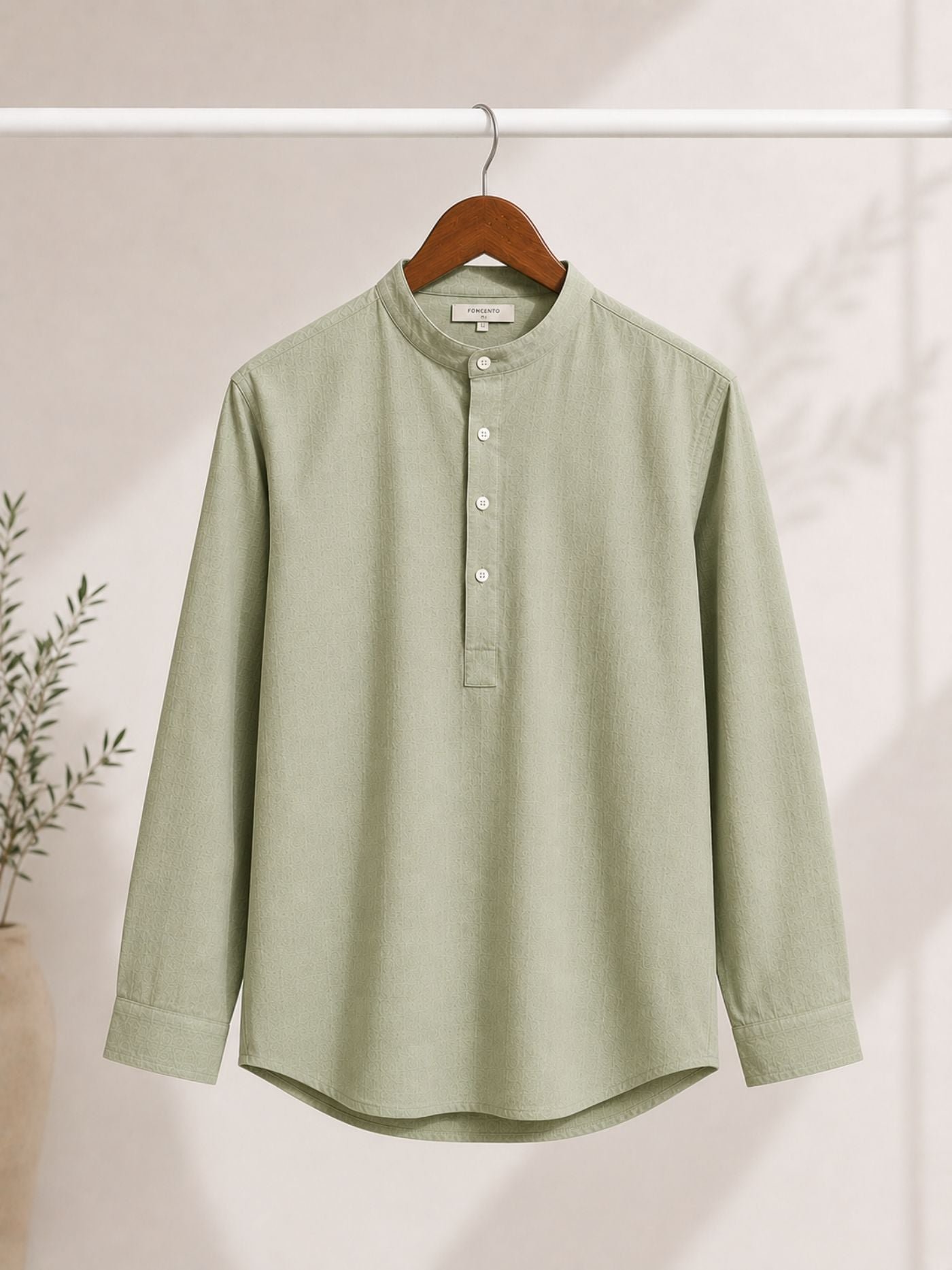 Textured_Sage_Green_Premium_Shirt