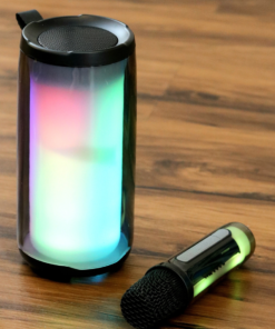 Stylish Wireless Karaoke Speaker with RGB Lights